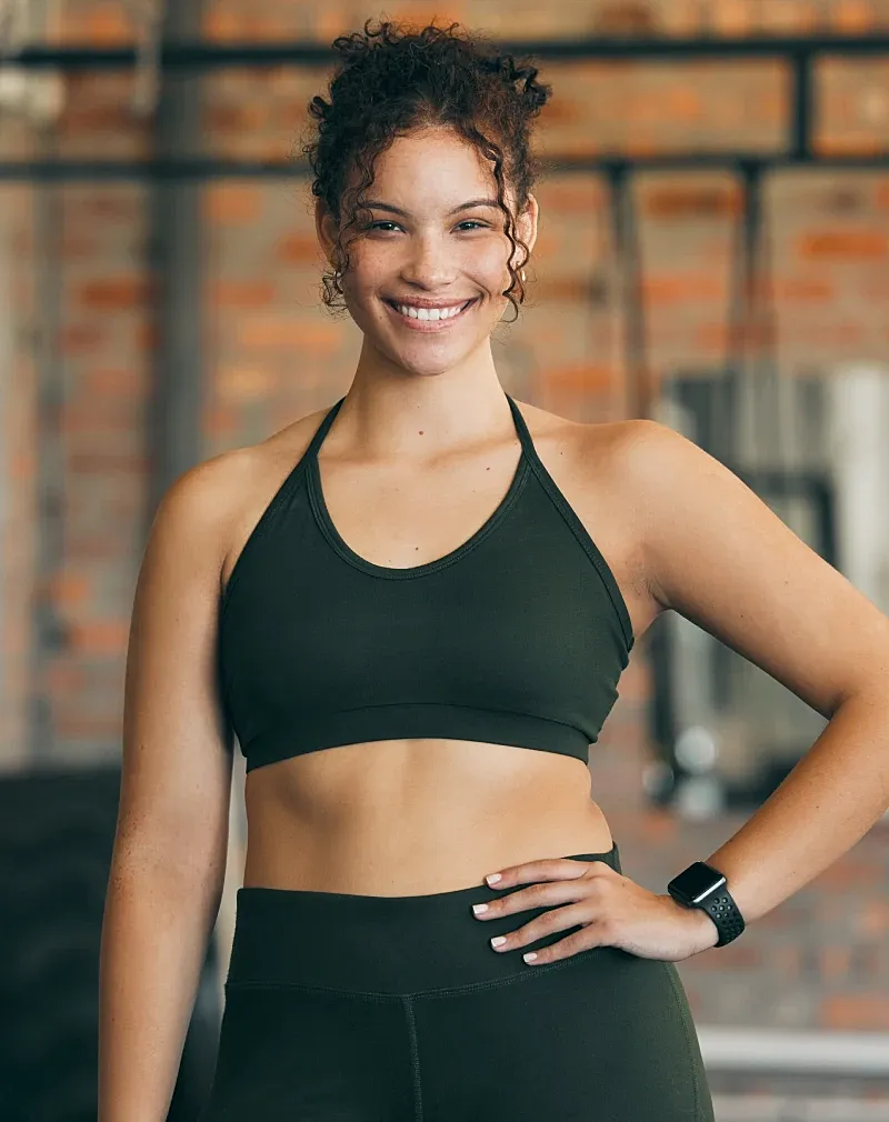 Client enjoying a beauty treatment at salon.