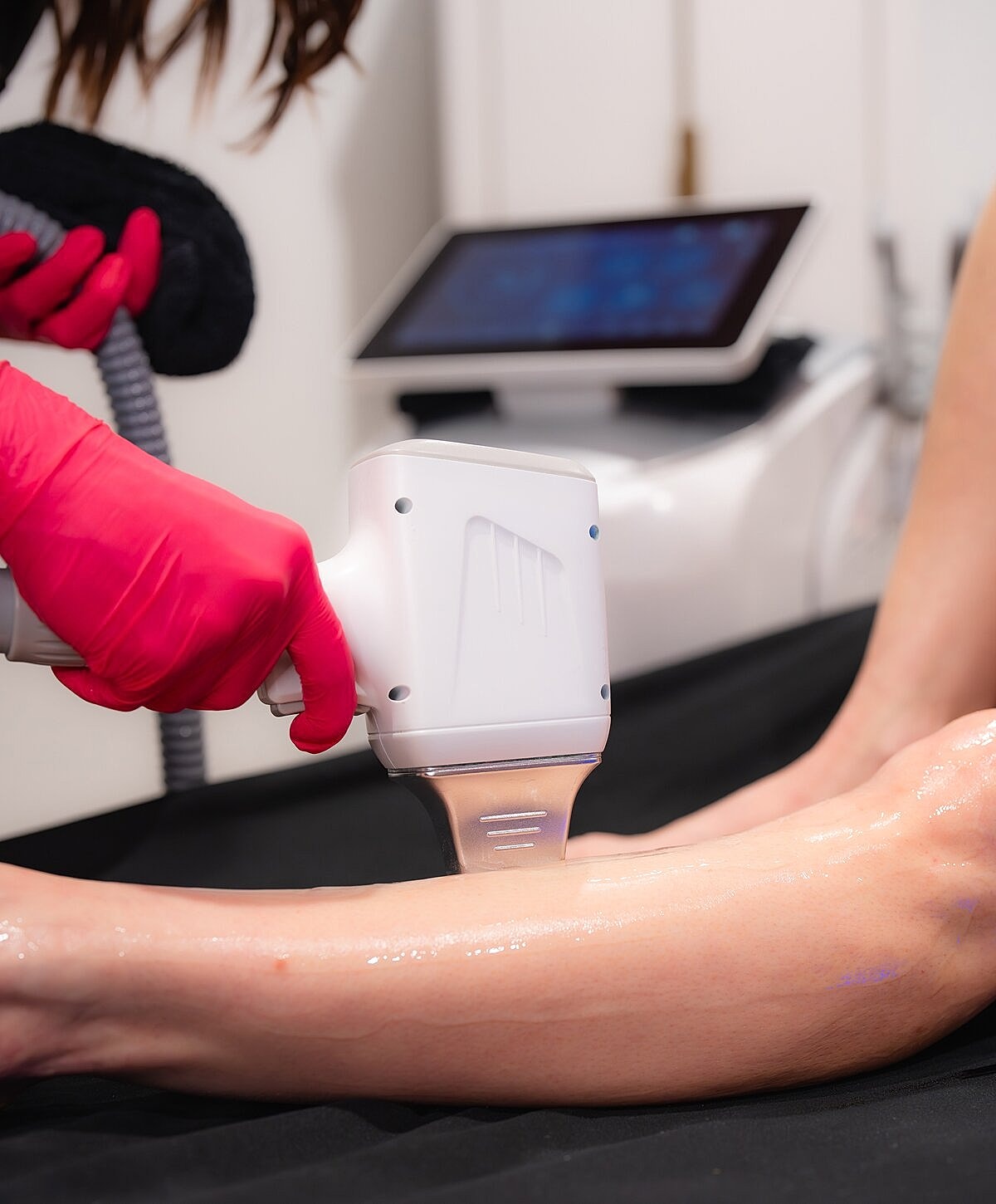 Aesthetician promoting skincare and positive vibes