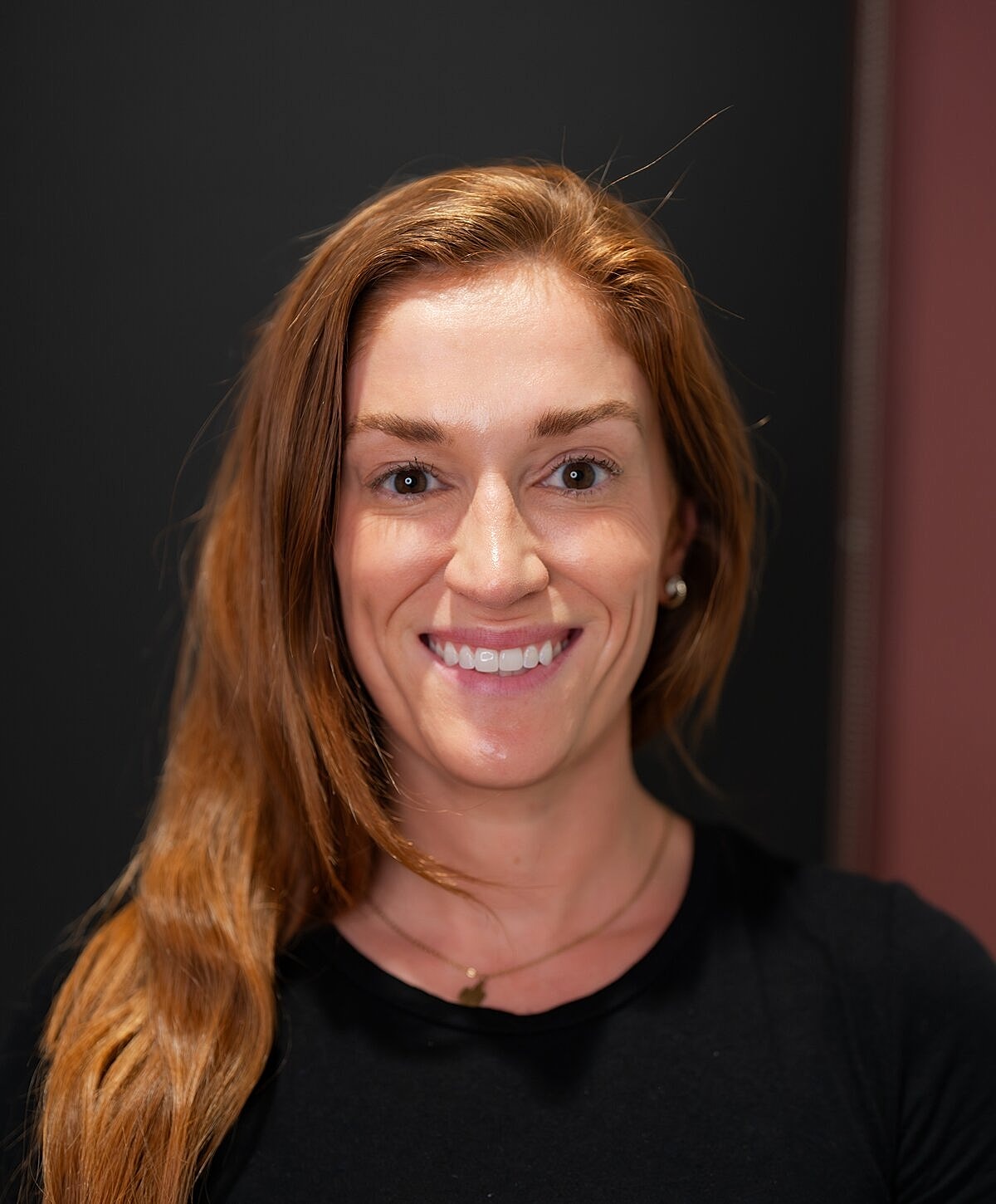 Client enjoying a beauty treatment at salon.